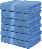 Pack of 6 Luxury Large Cotton Bath Towels