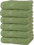 Pack of 6 Luxury Large Cotton Bath Towels