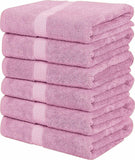 Pack of 6 Luxury Large Cotton Bath Towels