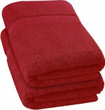 Pack of  2 Luxury Large Bath Cotton Towels