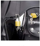 Black Leather Saddle Bag