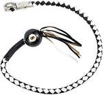 White and Black Whip With White 8 Pool Balls