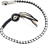 White and Black Whip With White 8 Pool Balls