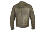 Men's Naked Brown Leather Jacket