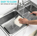 Stainless Steel Sink Drainer Mat