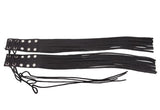 Lace-up Genuine Leather Long Grip Tassels